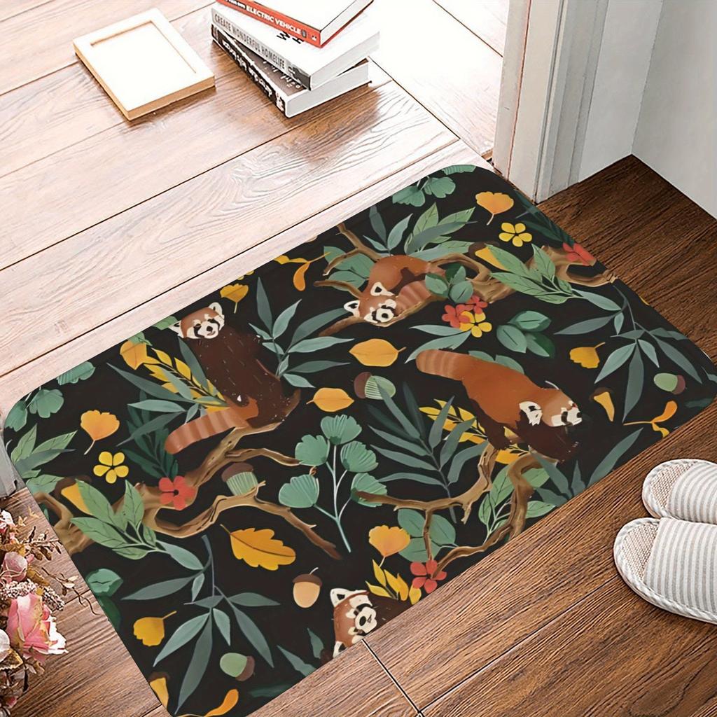 1PC Puppy Playfround Kitchen Rug Non-Slip Door Mat Pop design Bathroom Rug Bath Mat Carpet for Home Sink Laundry ecoreeree