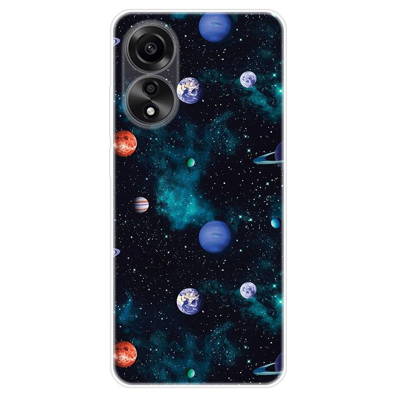 Для OPPO A58 A 58 4G чехол Мягкая силиконовая задняя крышка Мультяшный чехол для телефона Разнообразие