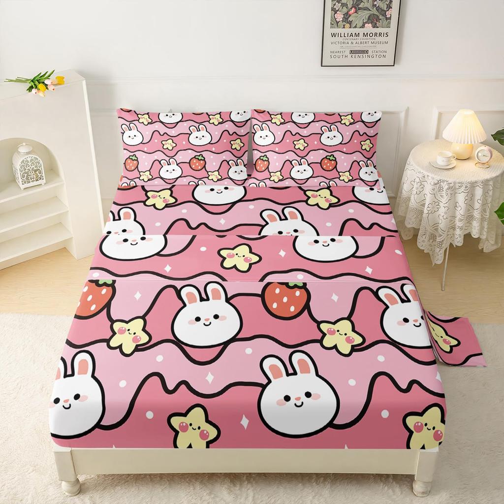 Спорт Баскетбол Футбол Бейсбол Узор Простынь Четырехпредметный Постельный Комплект Спальня Общежитие Постельные Принадлежности