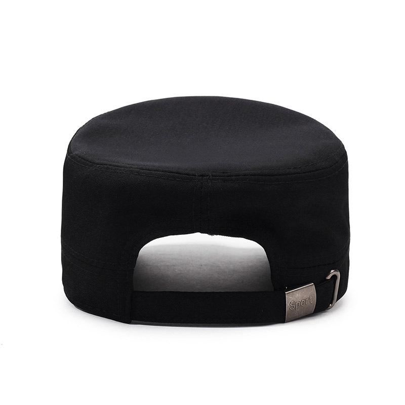 Мужская шляпа весна-осень с плоским верхом, шляпа от солнца, кепка для людей среднего и пожилого возраста