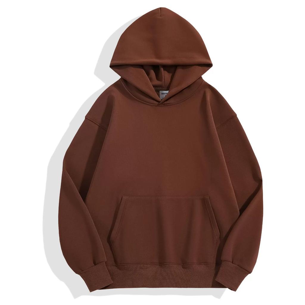 Autumn Winter Casual Thick Hooded Sweatshirts Men Cotton Solid Color Men's Hoodies Sweatshirt