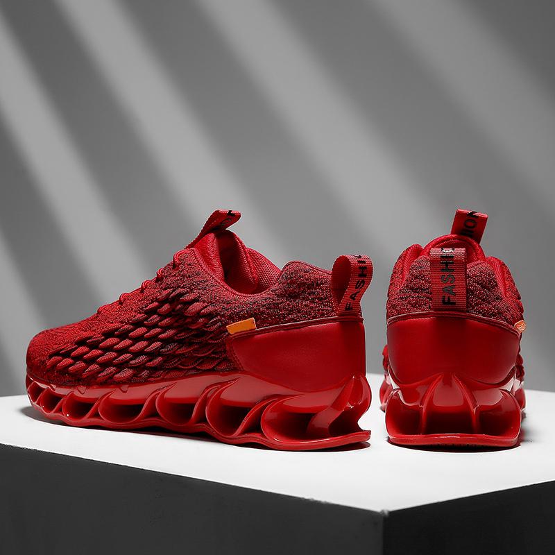 Мужские дышащие спортивные кроссовки с текстильным верхом