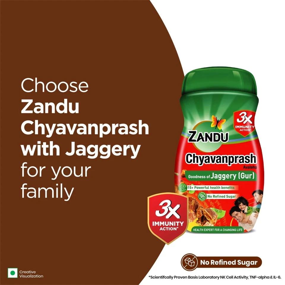 Zandu Chyavanaprash Avaleha 900g, Jaggery, Immunity Booster