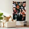 Rapper Tapestry Drake Pop Singer Poster Printed Wall Hanging Home Decor Large Fabric Bedroom Background Cloth Birthday Gift
