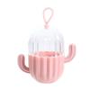 Makeup Sponge Storage Box Beauty Cactus Shape Blender Holder Portable Powder Puff Carrying Case for Travel