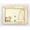 Airedale Terrier, Bingley Terrier – Photo frame, engraved wooden frame | Art-Dog