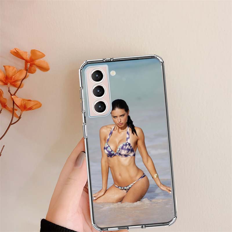 Прозрачные чехлы для телефона Adriana Lima для Samsung S26 Ultra Galaxy S25 Edge S24 S23 FE S21 Plus S20 S22 S10 Чехол С узором Совместимый