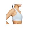 Nike Swoosh Dri-Fit Winter Collection Medium Support Comfortable Fresh Stylish Skin-Friendly Sports Bra Women Underwear Light-Blue FN2732-423