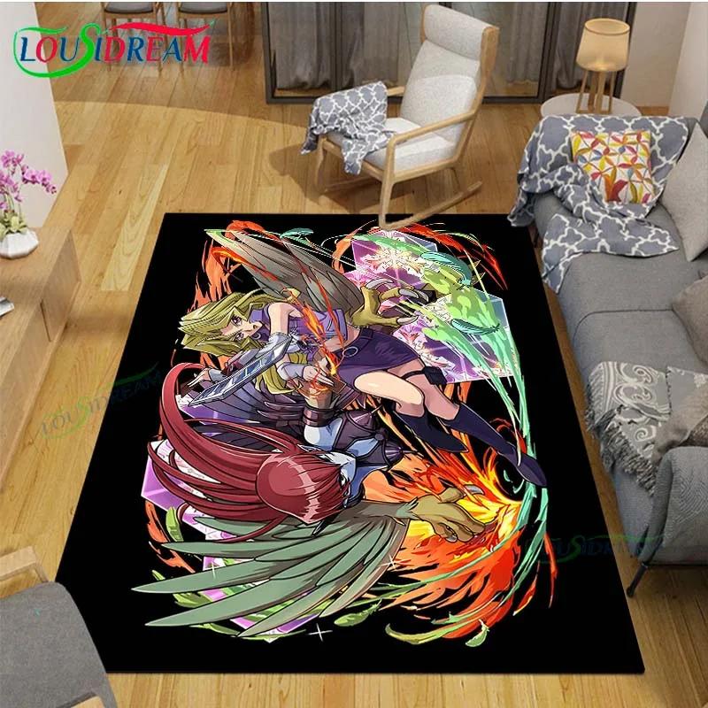 3D Famous Card Games Y-Yu-Gi-Oh  Carpet for Living Room Home Sofa Decoration,Children Game Decor Floor Mat Yoga Mat Large Carpet