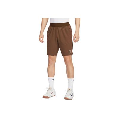 Теннисные шорты Court Advantage Dri-Fit с быстрой сушкой Мужские шорты Какао Белый FZ9323-259