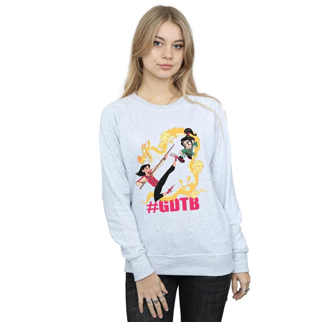 Disney Womens/Ladies Wreck It Ralph Mulan And Vanellope Sweatshirt