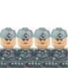 Вторая Мировая Война Военные Немецкие Солдаты Фигурки Шлем Строительные Блоки Армия Пехотинец Воин Артиллерист Броня Пушка Жилет Оружие Кирпичи Игрушки