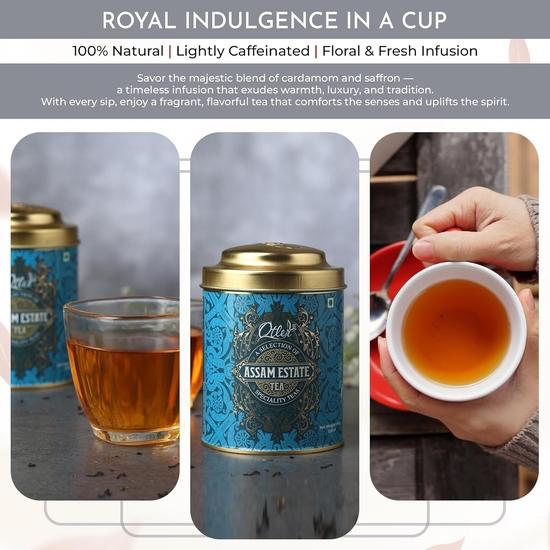 Черный чай Otler Premium Assam | Свежий цельнолистовой Chai Patti - 200 г | Крепкий, солодовый и ароматный | Аутентичный индийский листовой чай (200 г (100 г х 2))