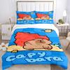 3pcs Capybara, Beach Duvet Cover Set, Soft Comfortable Duvet Cover,Guest Room (1*Duvet Cover + 2*Pillowcase, Without Core) yy251104142