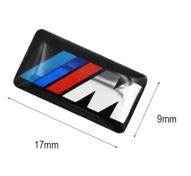 LYCQ5 50pcs Car steering wheel sticker Car Epoxy Sticker For bmw M Sticker X1 X3 X4 X5 X6 X7 e46 e90 f20 e60 e39 f10 Car accessories
