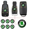 14mm Car Remote Key Fob Emblem Badge Radio Button Sticker For Octavia MK2 MK3 2 3 A7 Fabia Karoq Kodiaq Superb Rapid Kamiq