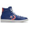 Converse Cons Pro Leather Breaking Down Barriers "Knicks" Comfortable Casual High Top Basketball Shoes Unisex Blue