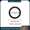 Quick Coupler Female End Gasket 1-4 inch Seal Ring Washer with Ears and Handle