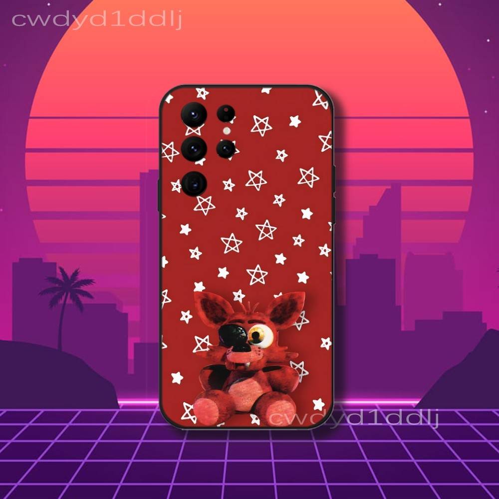 Чехол для телефона Fnaf Five-nights-At-Freddys для Samsung S10, S21, FE, S21, S26, S25, S24, S23, Ultra, S9, S22, Plus Черный