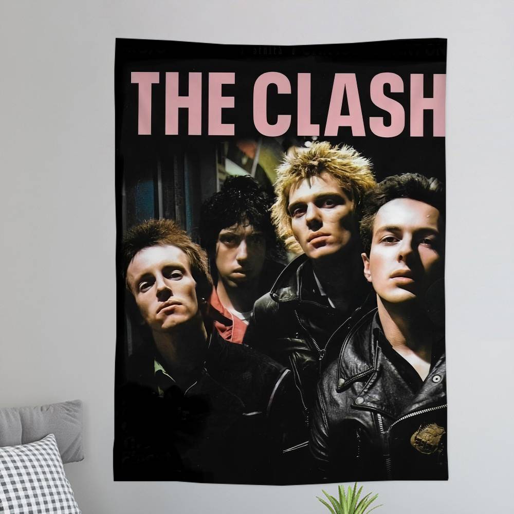 CClash TThe Band Мультяшный Гобелен Богемные Настенные Гобелены Мандала Настенное Полотно