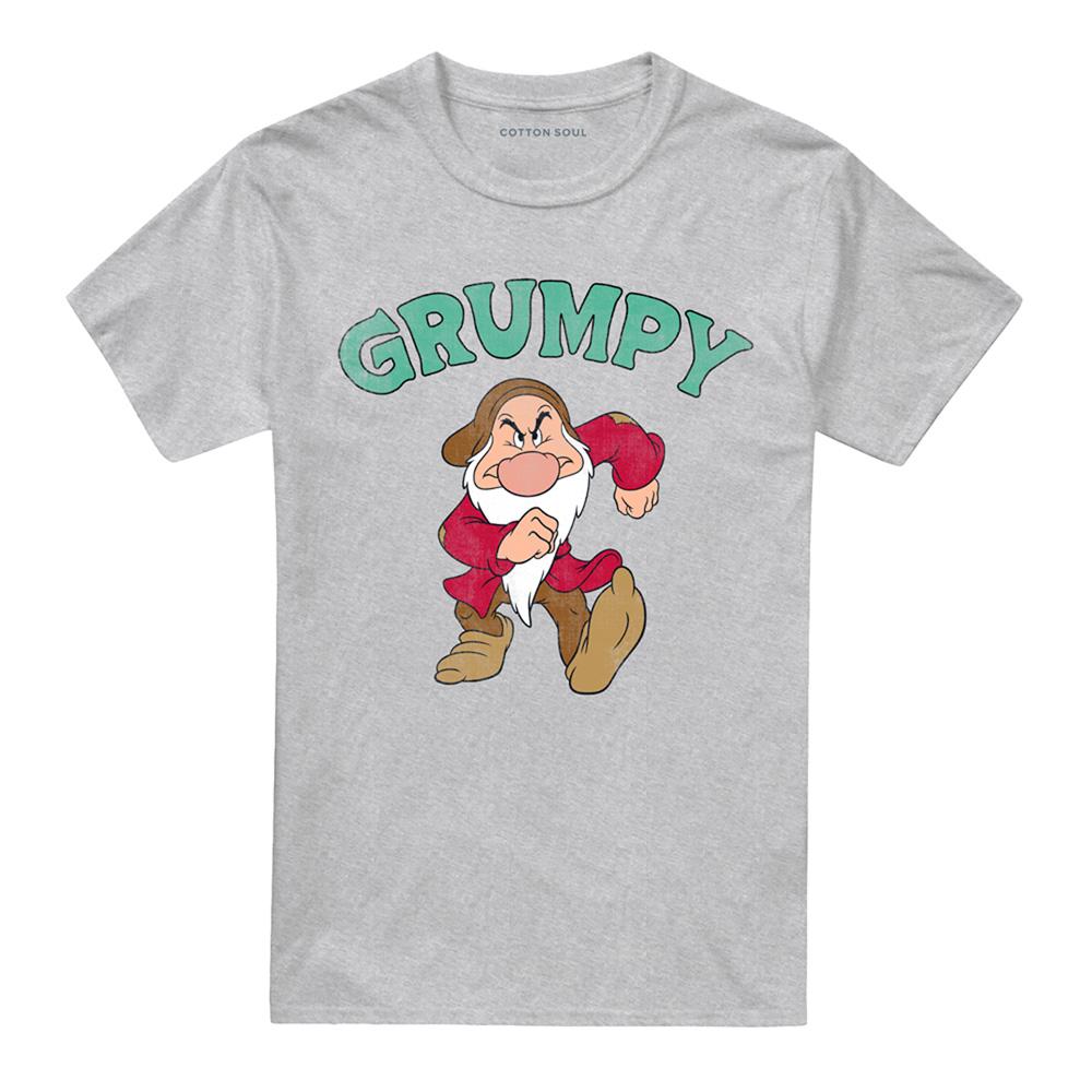 Disney Unisex Adult Snow White And The 7 Dwarfs Father´s Day Grumpy Dad T-Shirt