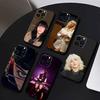 Чехол для телефона Billie Eilish для iPhone 17 16 15 14 13 12 Max Plus Силиконовый Черный Чехол