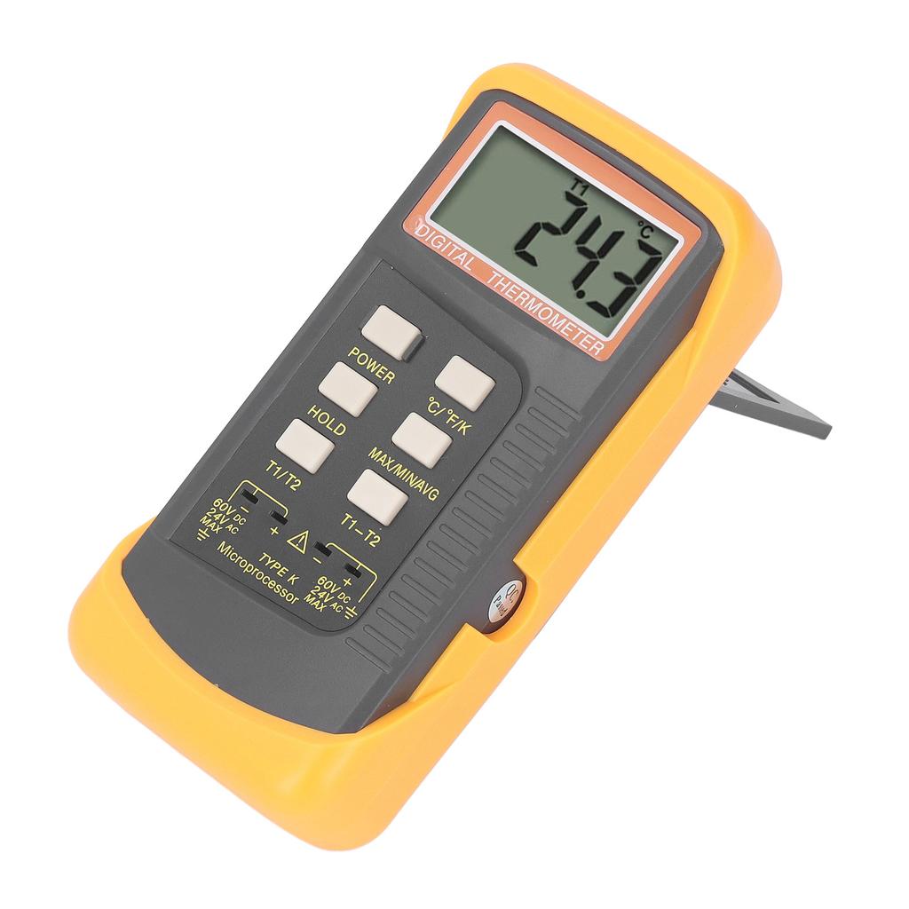 Digital Thermocouple Thermometer 4 Channels Dual Metal K Type Thermocouple Thermometer DC60V AC24V