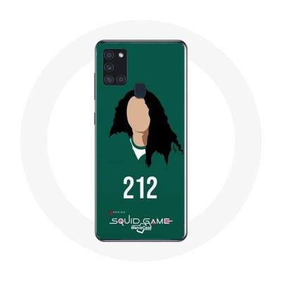 Coque Samsung Galaxy A21S Squid Game Han Mi Nyeo Numéro 212