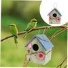 Handmade Bird Nest 1pc Wood Hanging Bird House Nest Outdoor Garden Decor Bird Nest Decor for Birds Bird House Strong Craftsmanship