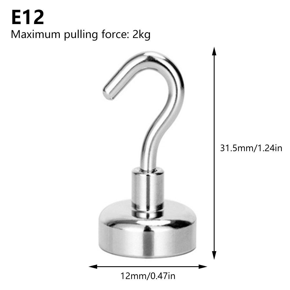 10 шт. прочных магнитных крючков, многоцелевой магнитный крючок-вешалка для дома, кухни, бара, ключей, пальто, декоративный крючок для хранения