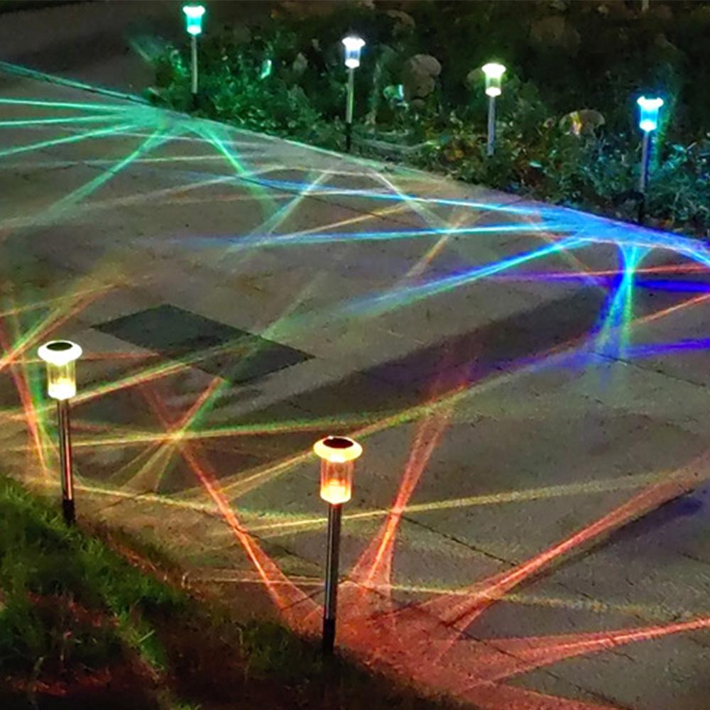 Solar Outdoor Lights Garden Lamp Solar Powered Waterproof Landscape Path Outdoor for Yard Backyard Lawn Patio Decorative