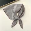 Cotton Triangle Hair Head Soft Silk Scarf Fashion Flower Neck Scarf  Summer