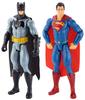 Mattel Бэтмен против Супермена: Рассвет Справедливости Базовый Набор из 2 Фигурок Бэтмен против Супермена Высотой 12 Дюймов Пластиковые Предварительно Раскрашенные Фигурки