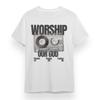 Women's T-shirt With Scripture Graphic Unisex White 100% Cotton Oversize Tops