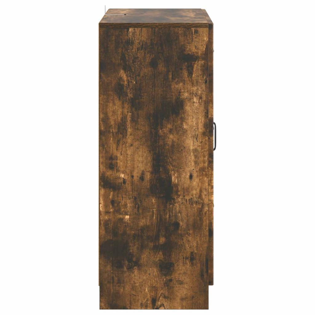Sideboard Smoked Oak 66 x 34.5 x 87 cm Engineered Wood