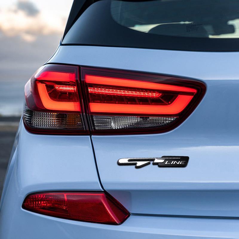 Автомобильная наклейка GT Line, значок-эмблема для Peugeot GT 308 508 3008 5008 KIA Forte Optima Picanto Stinger Sorento Renault Clio
