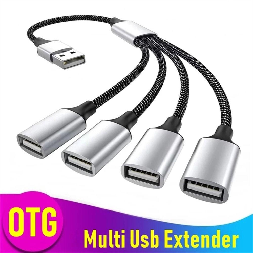 Разветвительный кабель-адаптер Док-шнур Тип C Адаптер OTG USB C на двойной USB USB-разветвительный кабель USB-концентратор