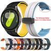 Магнитный силиконовый ремешок без зазоров для Samsung Galaxy Watch 7 FE 6 4 Active 2 40 мм 44 мм 4 6 Classic Band Watch 5 Pro 45 мм Браслеты