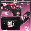 PlayVital Sweetheart Kitty Silicone Cover for Xbox Series Includes Thumb Grips and Cute Grip Cover X/S Controllers, Stickers, Design, Non-Slip [Black]