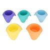 5Pcs Beach Cup Holder Multifunctional Portable Beach Sand Coasters for Beverage Phone Sunglass Key