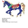 Популярная красочная картина в форме лошади, брошь, эмаль, булавка Lucky Horse, воротник, сумка, значок для платья, модные ювелирные аксессуары