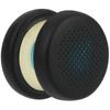 Geekria QuickFit Compatible Ear Pads for JLab Go Work Protein Leather Cup Pads Headphones, Ear/Ear (Black)