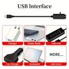 USB Хэллоуин Проектор Свет 6 Вращающихся Ужасающих Узоров Светодиодная Атмосферная Лампа для Школьного Хэллоуинского Мероприятия Декор