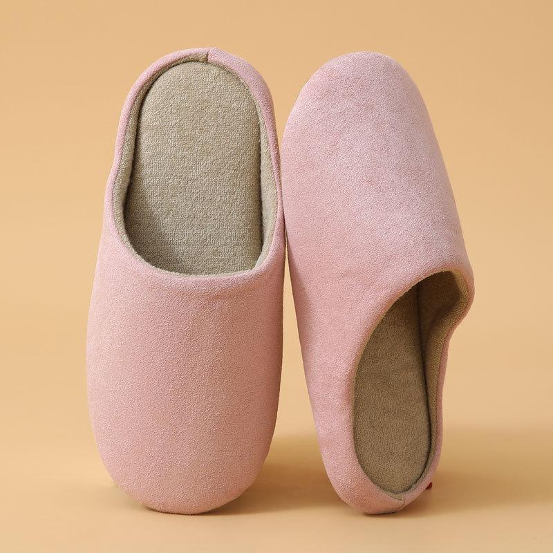 Бесшумные тапочки на подошве, домашняя обувь для помещений, нескользящие, мягкие, удобные, обувь для дома и офиса, нейтральная, зимняя, удобная, дышащая обувь