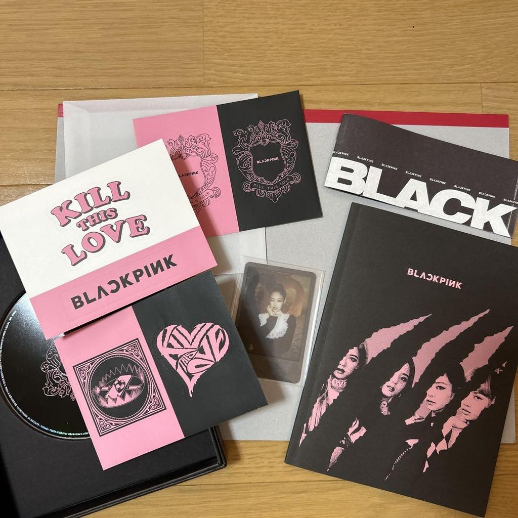 [USED] BLACKPINK Album with Trading Cards and Other Accessories