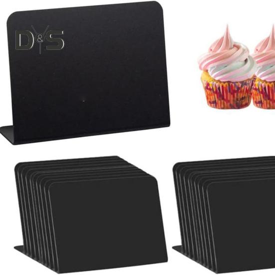 12 шт. маленькие доски для записей, еда, шведский стол, многоразовые мини-доски для мела с белой ручкой, мини-бирки для мела