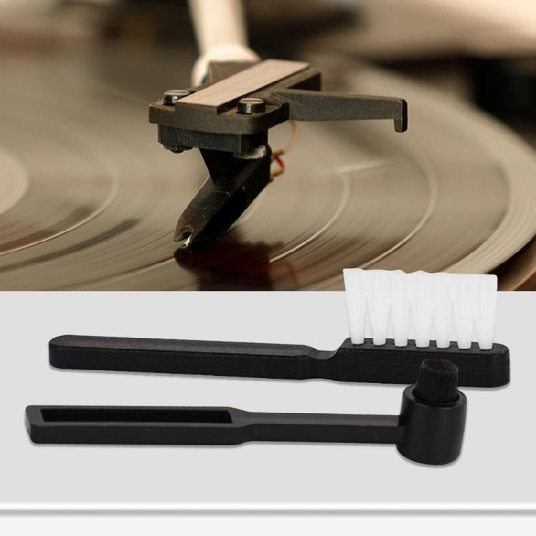 Портативный набор для чистки виниловых пластинок 7 в 1 с микрофибрами, бархатными щетками, воздуходувкой, 60 мл моющего средства для оптимального ухода за пластинками