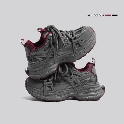 Версия из коровьей кожи~ платформа папины кроссовки детские 2025 весна новые универсальные увеличивающие рост женские туфли кожаная спортивная и повседневная обувь