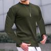 Small Square Men's Fashionable Round Neck Pullover Fashionable Loose Knitted Long-sleeved Top for Men
