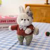Плюшевый кролик, игрушка, кукольная одежда, парный брелок, аксессуар для рюкзака, подарок на день рождения